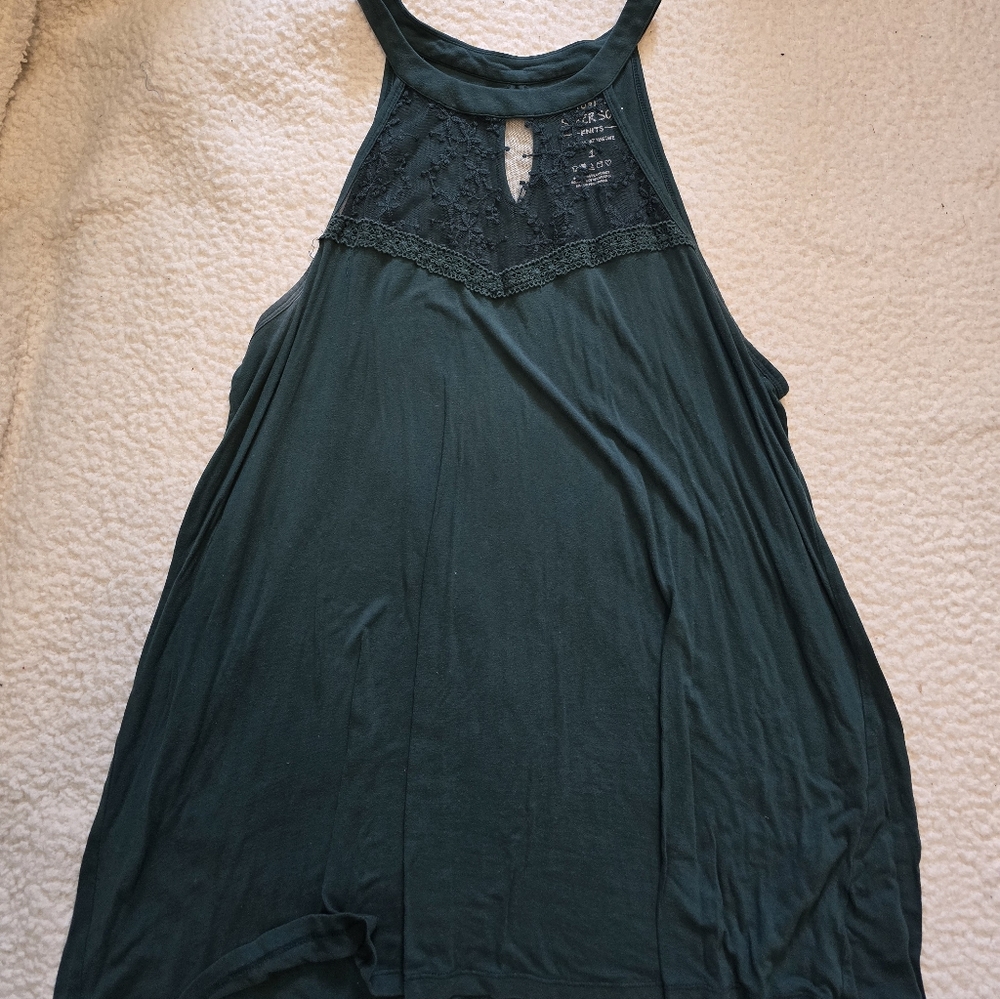 Torrid green tank top